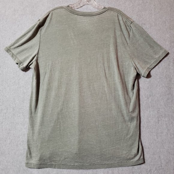 🚫SOLD🚫lucky brand venice burnout V neck t shirt mens size XL gray - Picture 2 of 6